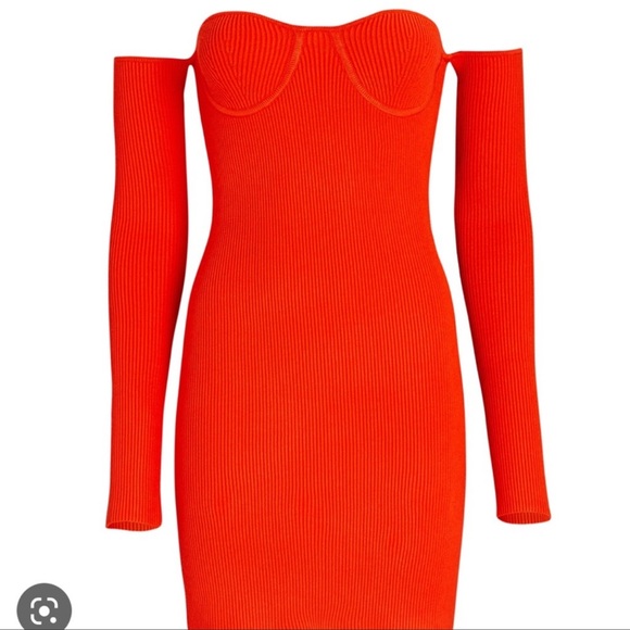 Helmet Lang Contour Minidress - Picture 8 of 8